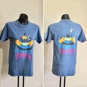 Vtg Virginia Beach 2sided cartoon Duck In Duck Out